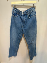 Load image into Gallery viewer, Reformation Light Wash Wideleg Jeans
