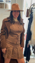 Load image into Gallery viewer, Kimchi Blue Tan Pattern Skirt Set
