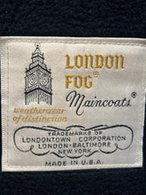 Load image into Gallery viewer, Vintage London Fog Blue Pattern Trench Coat

