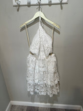Load image into Gallery viewer, Farm Rio White Open Back Eyelet Dress
