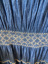 Load image into Gallery viewer, Lapis Medium Wash Chambray Maxi Dress
