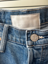 Load image into Gallery viewer, Mother Light Wash Distressed Denim
