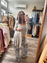 Load image into Gallery viewer, Cream Macrame Fringe Vest
