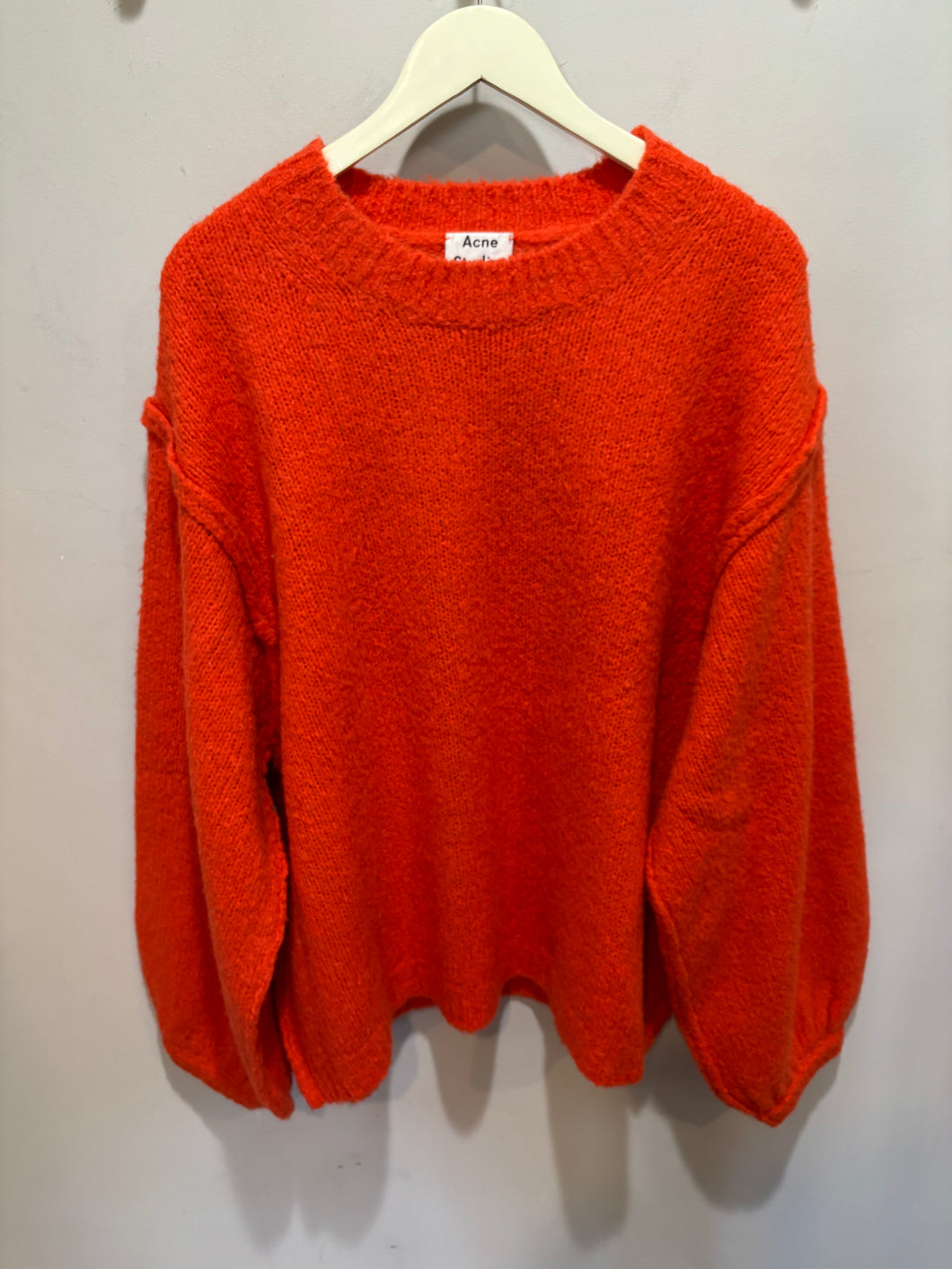 Acne Studios Orange Textured Sweater