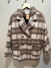 Load image into Gallery viewer, Sofie Schnoor Brown Plaid Shaggy Jacket
