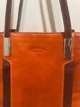 Load image into Gallery viewer, Vintage L’Artigiano Cognac Leather Bag/Backpack
