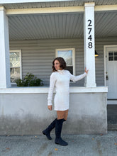 Load image into Gallery viewer, Ralph Lauren Cream Cableknit Sweater Dress
