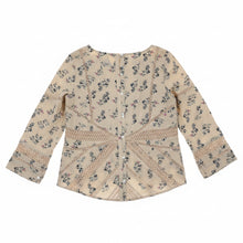Load image into Gallery viewer, Cream Crochet Floral Pattern Top
