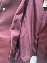 Load image into Gallery viewer, Pretty Garden Burgundy Vegan Leather Jacket
