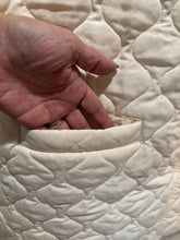 Load image into Gallery viewer, Cream Quilted Dress With Pockets

