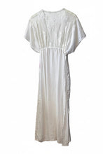 Load image into Gallery viewer, White Sheer Lace Kimono Coverup
