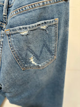 Load image into Gallery viewer, Mother Lightwash Distressed Jeans
