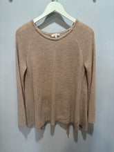 Load image into Gallery viewer, Mystree Tan Open Back Knit Top
