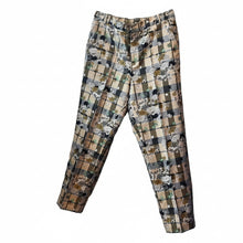 Load image into Gallery viewer, Zara Tan Check Floral Pants
