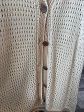 Load image into Gallery viewer, Anthro Pilcro Cream Crochet Vest

