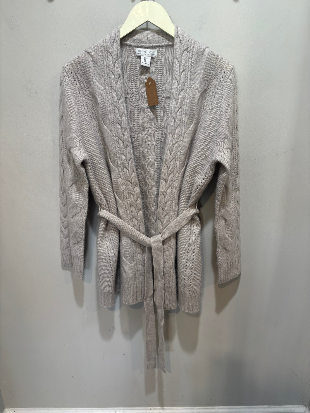 Rachel Zoe Grey Cashmere Cardigan