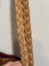 Load image into Gallery viewer, Vintage Claremonte Woven Leather &amp; Fur Tote with Fringe
