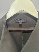Load image into Gallery viewer, Metamorphoza Green Zipper Asymmetrical Duster
