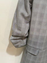 Load image into Gallery viewer, Another Story Rusched Sleeves Plaid Blazer
