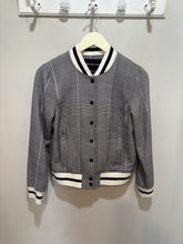 Load image into Gallery viewer, Who What Wear Glen Plaid Bomber Jacket
