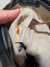 Load image into Gallery viewer, Vintage Dooney &amp; Bourke Black Pebbled Leather Bag
