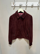 Load image into Gallery viewer, DKNY Suede Burgundy Jacket
