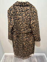 Load image into Gallery viewer, Miss Selfridge Tan Leopard Coat
