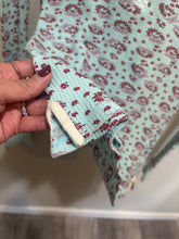 Load image into Gallery viewer, Free People Blue Floral Thermal Top
