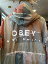 Load image into Gallery viewer, Obey Multicolor Pastel Rain Jacket
