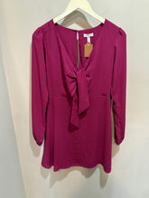 Load image into Gallery viewer, Leith Magenta Front Tie Dress
