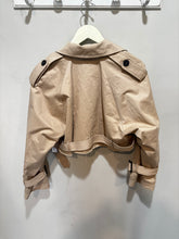 Load image into Gallery viewer, Zara Cropped Trench Jacket
