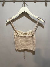 Load image into Gallery viewer, Aerie Tan Rusching Gauzie Cropped Too
