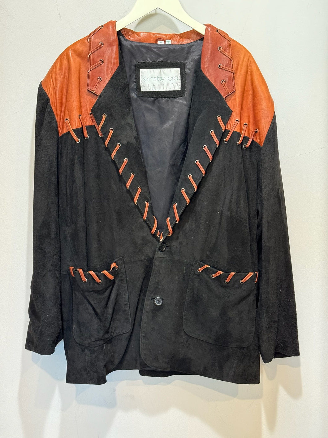 Vintage Skins By Tora Suede Leather Jacket