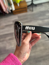 Load image into Gallery viewer, Miu Miu Black White Stars Sunglasses
