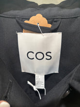Load image into Gallery viewer, COS Black Cropped Trench Jacket
