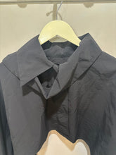 Load image into Gallery viewer, COS Black Cropped Trench Jacket
