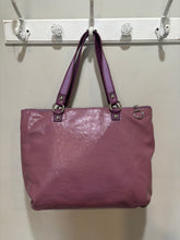 Load image into Gallery viewer, Coach Purple Patent Leather Tote
