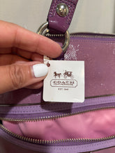 Load image into Gallery viewer, Coach Purple Patent Leather Tote
