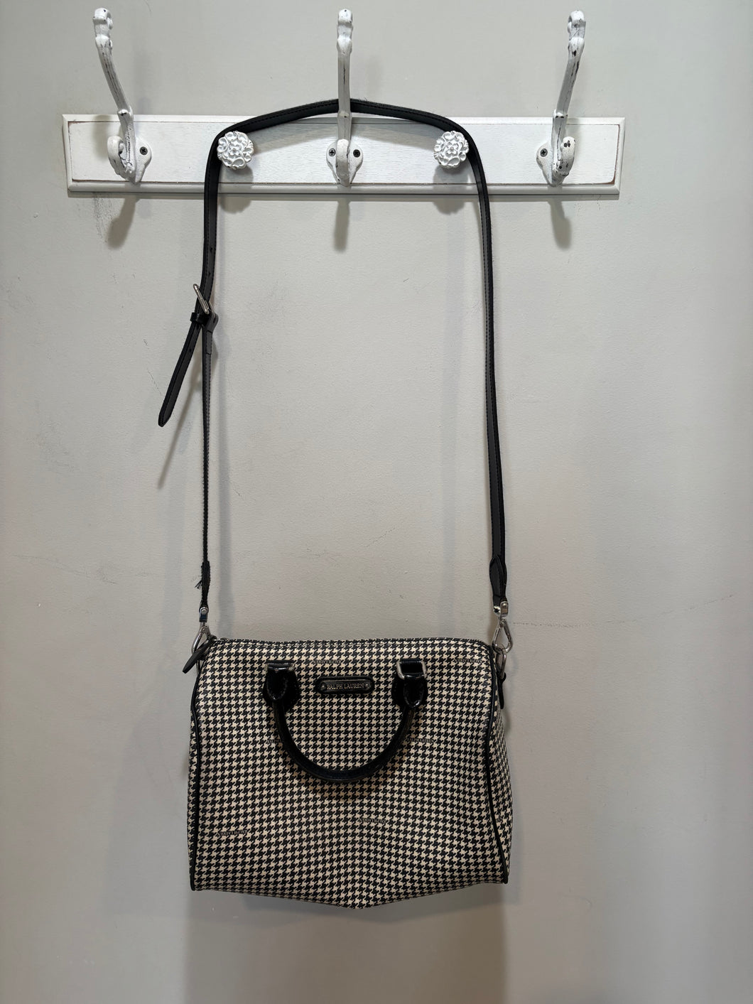 Vintage Ralph Lauren Houndstooth Speedy Bag