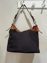Load image into Gallery viewer, Dooney &amp; Bourke Black Leather Trim Bag
