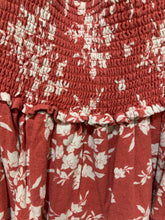 Load image into Gallery viewer, House of Harlow Rust Floral 2 Piece Skirt Set
