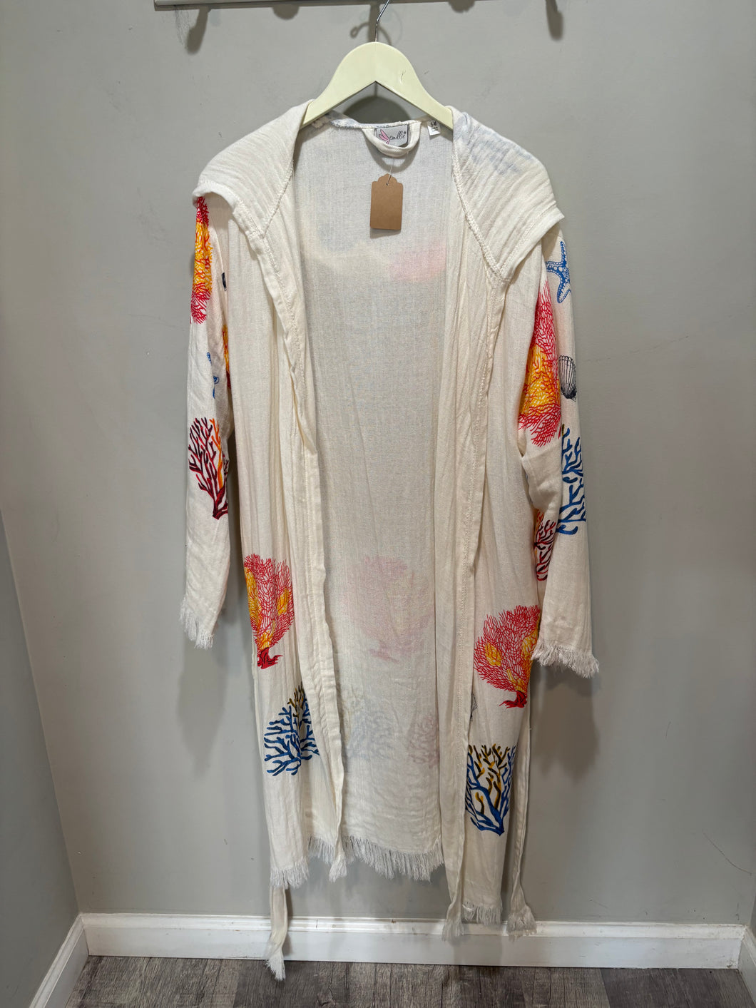 Emile Cream Gauzie Seaside Caftan