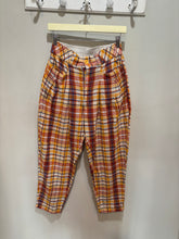 Load image into Gallery viewer, Free People Yellow Plaid Pants

