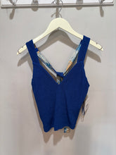 Load image into Gallery viewer, Free People Blue Cropped Top
