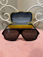 Load image into Gallery viewer, Gucci Black Aviator Sunglasses
