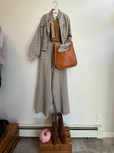 Load image into Gallery viewer, Marled Cream Green Knit Houndstooth Pants Set
