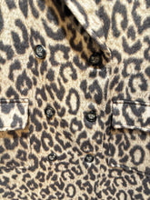 Load image into Gallery viewer, Commense Tan Double Breasted Leopard Coat
