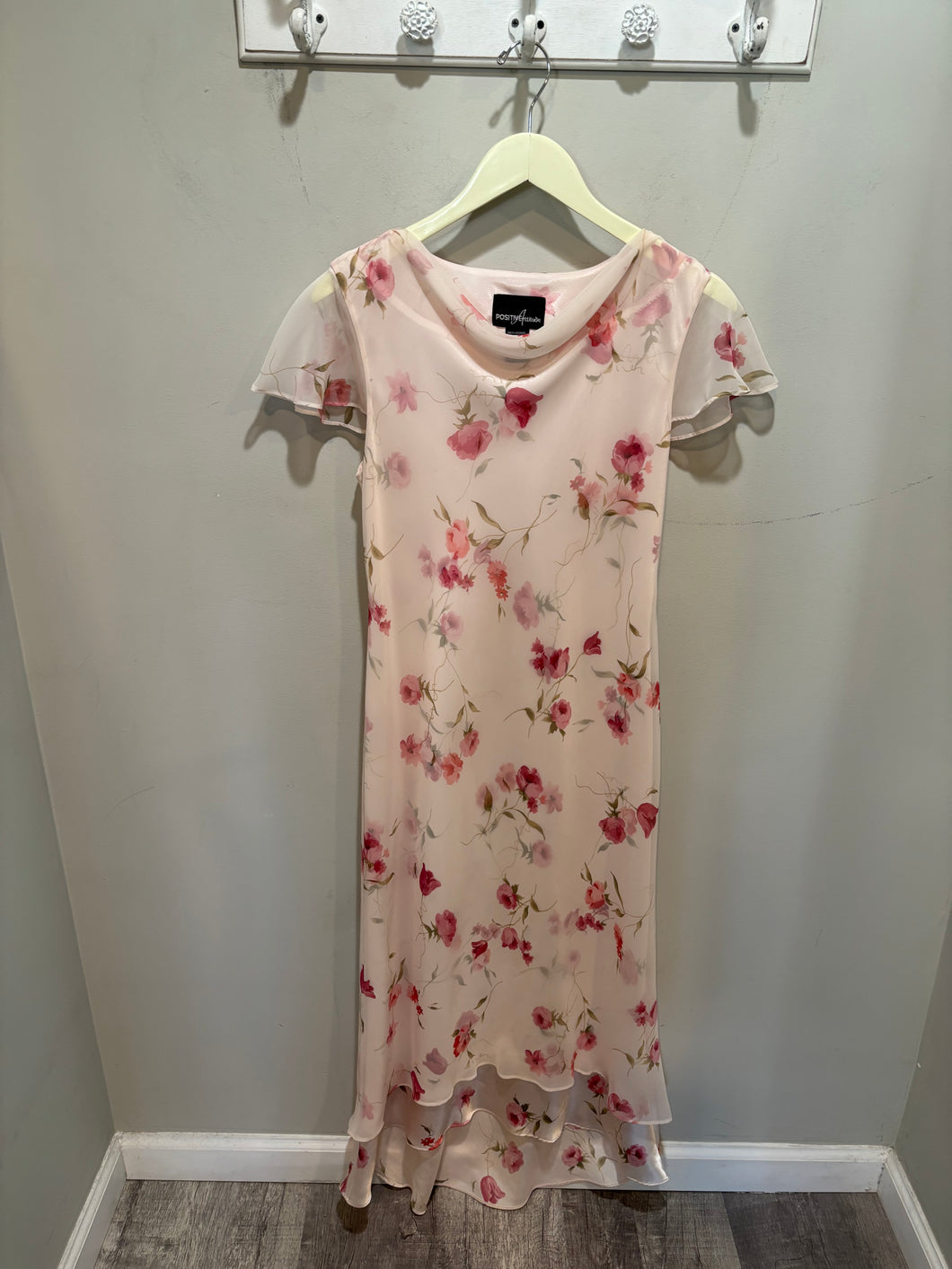Vintage Y2K Pink Floral Dress