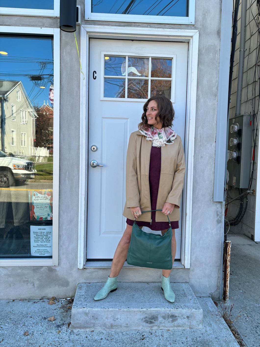 Vintage Sienna Studio Tan Leather Jacket