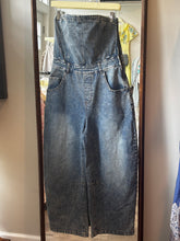 Load image into Gallery viewer, Denim Strapless Barrel Denim Jumpsuit
